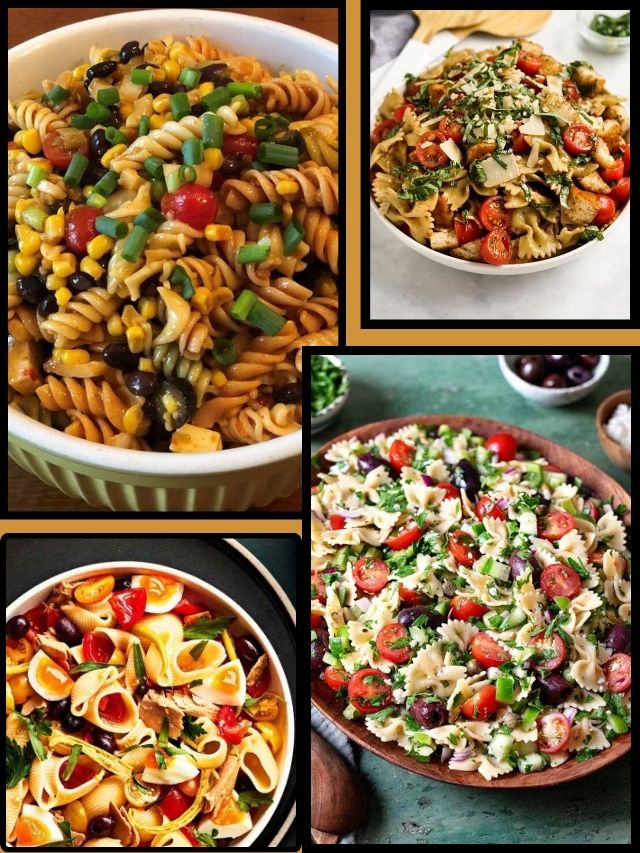 Spanish style pasta salad with tuna in 7 steps